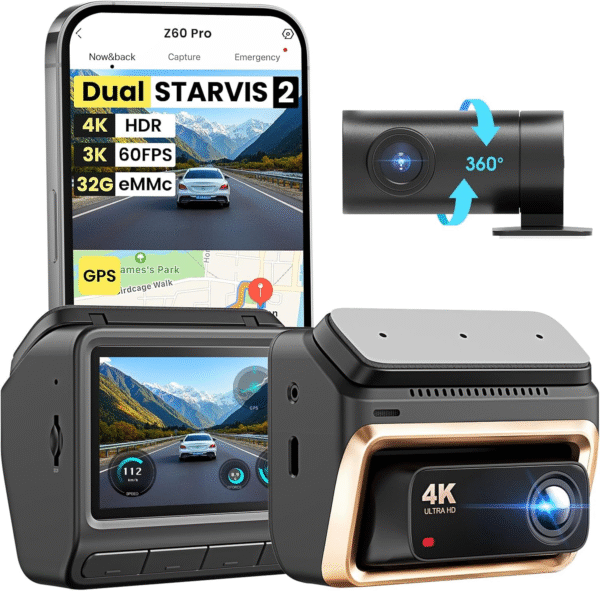 ddpai dashcam z60 pro dual channel