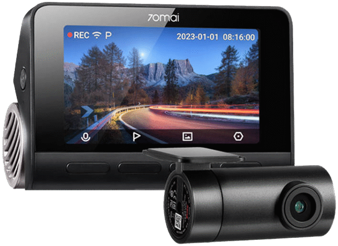 70mai – dashcam a810 front + rear